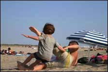 gioco in spiaggia
